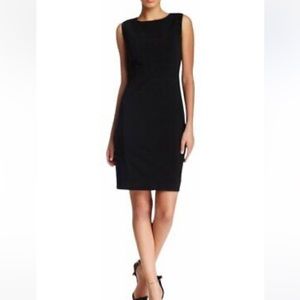 EUC Tahari Black Office Dress Styles Sheath Dress size US 10